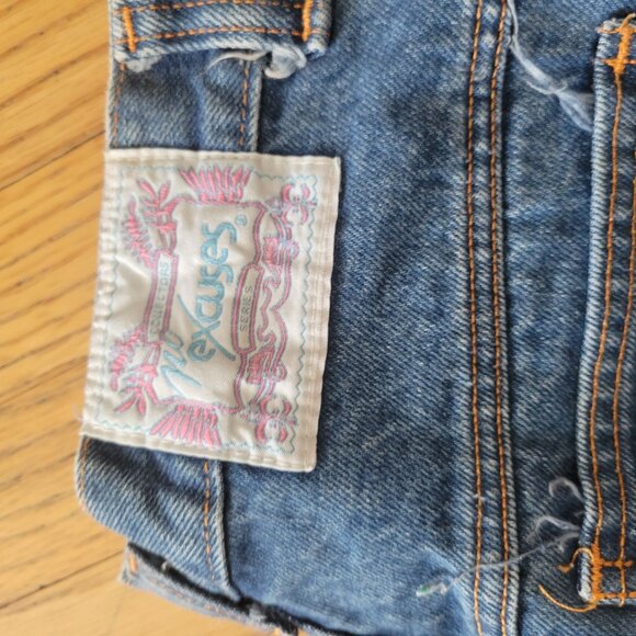 Vintage No Excuses Womens Denim Jeans With Side Lace-Up Detail - Size 12 - Picture 4 of 8